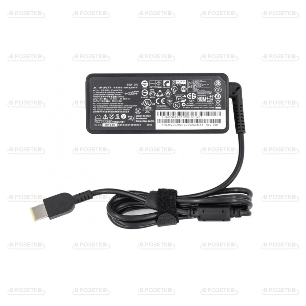 Зарядка (адаптер) для ноутбука Lenovo 45N0495 20V 3.25A 65W ...